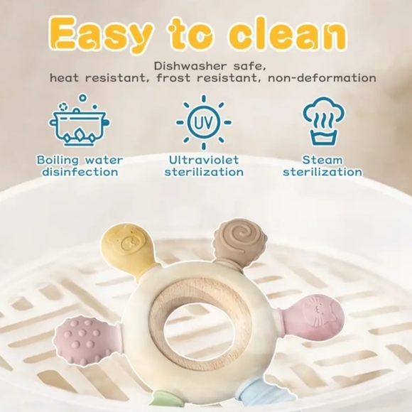 Newborn baby Easter Knit outfit and teether Gift Box - Picture 7 of 8